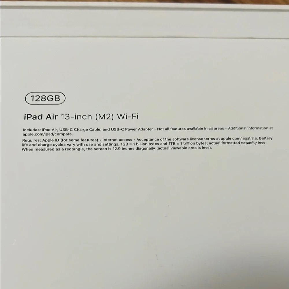 iPad Air 13-inch M2 Wi-Fi 128GB Space Gray